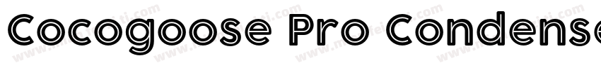 Cocogoose Pro Condensed字体转换